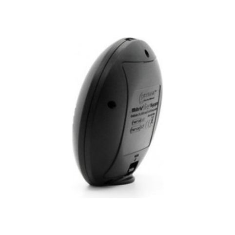 Geemarc Wake 'n' Shake Black Voyager Extra Loud Travel Alarm Clock with Vibration - Accessories4hearingaids