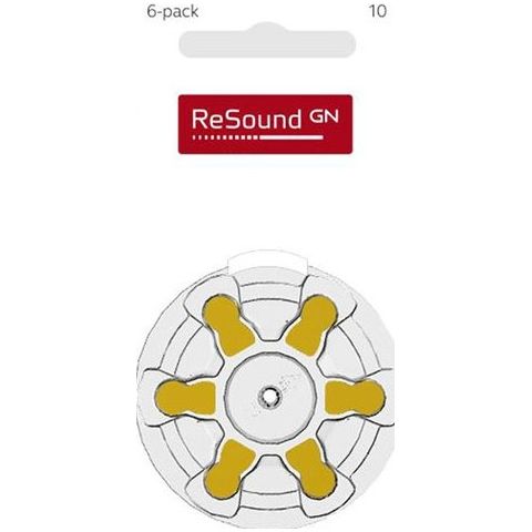 GN ReSound Hearing Aid Batteries Size 10 - 10 Pack - Accessories4hearingaids
